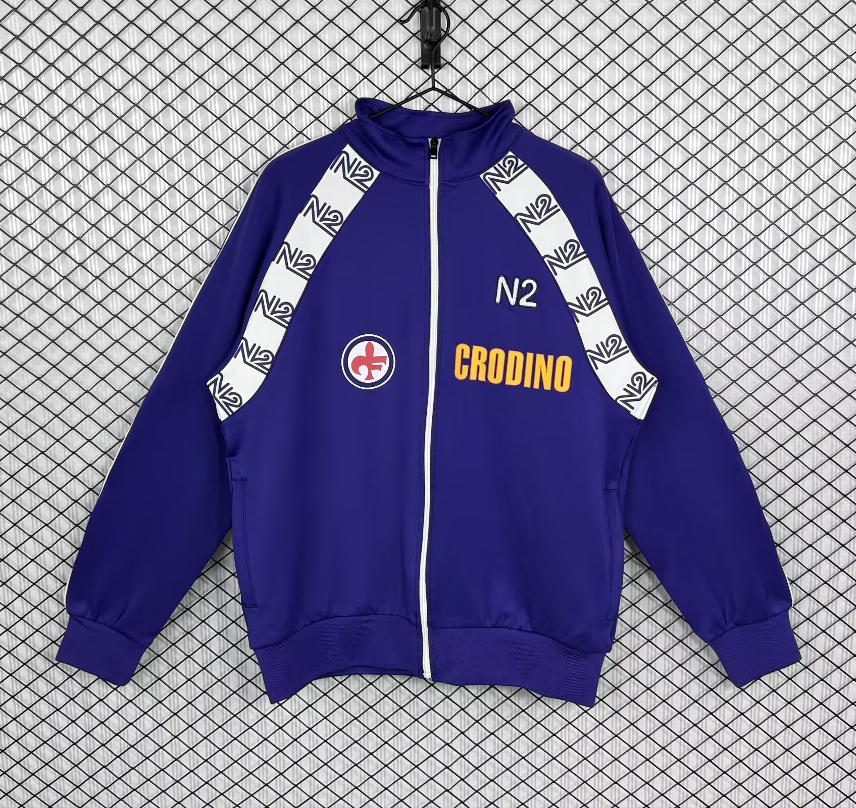 AAA Quality Fiorentina 86/87 Retro Jacket - Purple